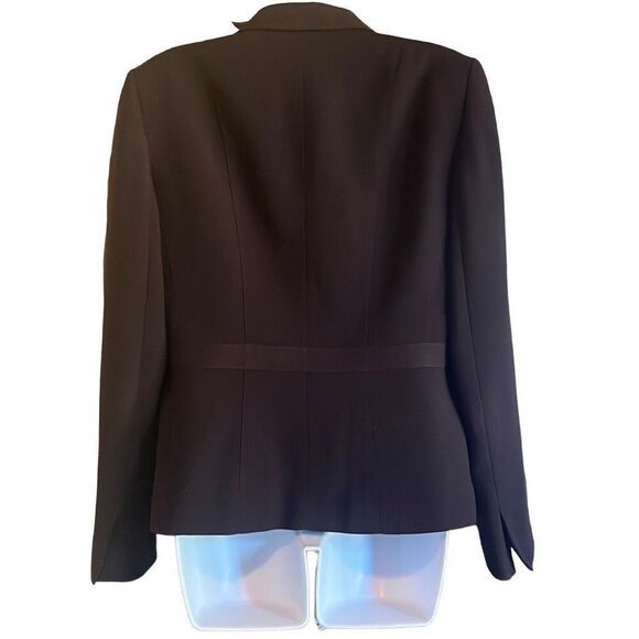 Nipon Boutique Vintage 10 Purple 3 Button Embroidered Classic Blazer Workwear - Picture 2 of 10